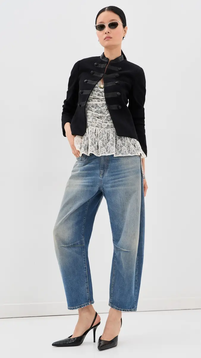 R13 Articulated Knee Ex-Boyfriend Jeans | Thumbnail 5 R13 Articulated Knee Ex-Boyfriend Jeans | Thumbnail 5