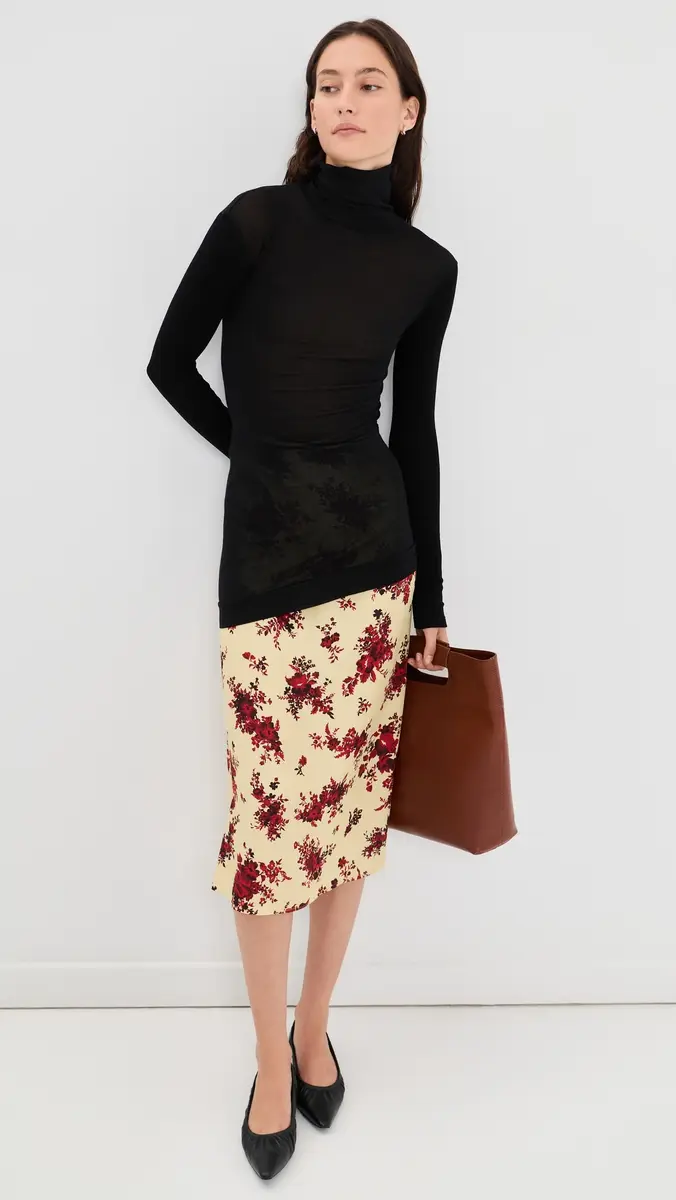 Jil Sander Long Sleeve Silk Top | Thumbnail 5 Jil Sander Long Sleeve Silk Top | Thumbnail 5