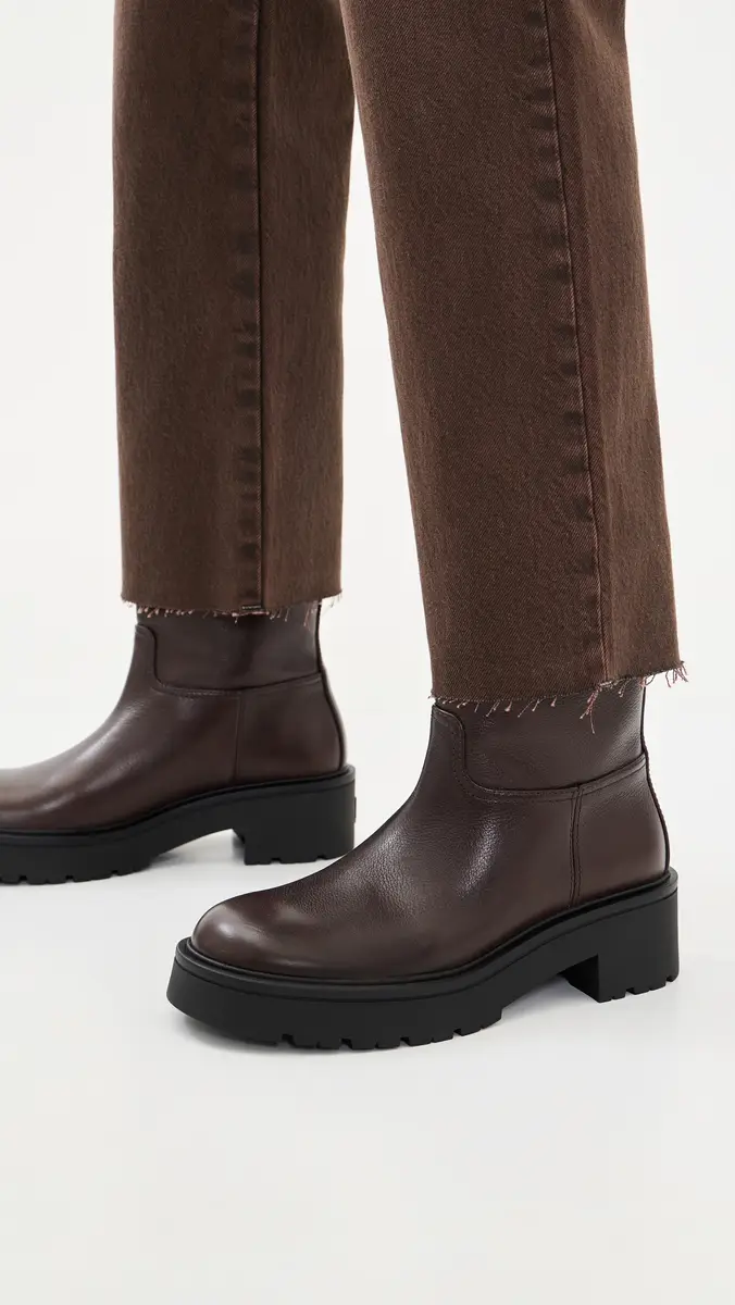 Stuart Weitzman Ren Leather Booties | Thumbnail 3