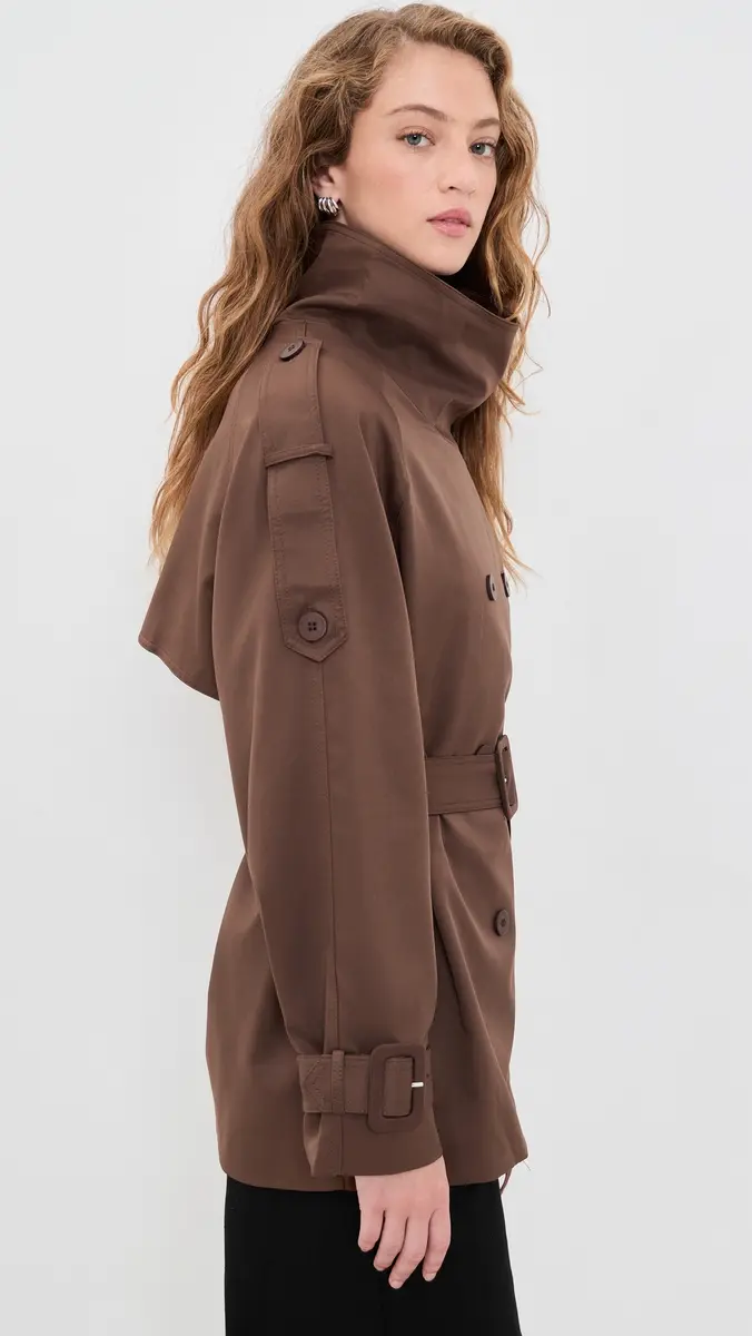 LIONESS Blanc Trench Coat | Thumbnail 4 LIONESS Blanc Trench Coat | Thumbnail 4