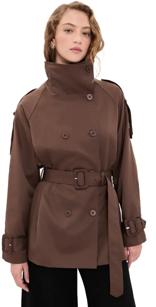 LIONESS Blanc Trench Coat