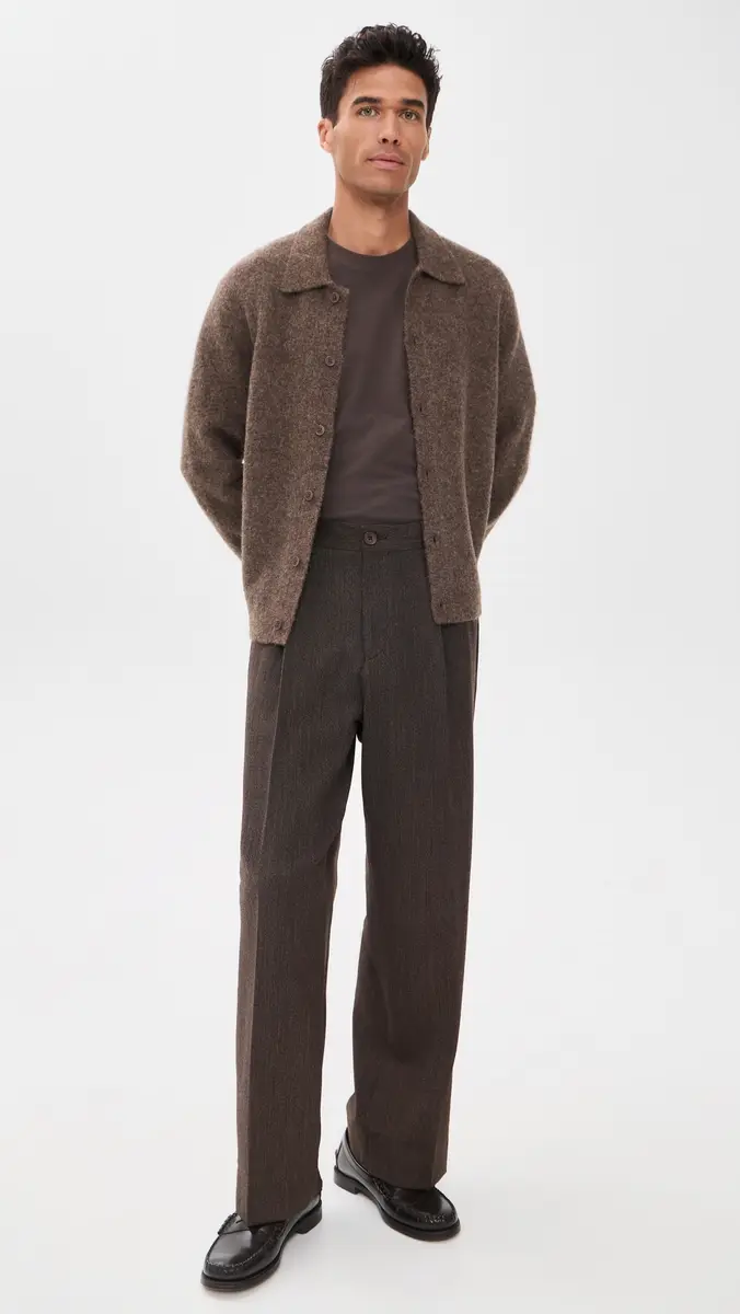 Wax London Tristan Fluffy Wool Button Cardigan | Thumbnail 5
