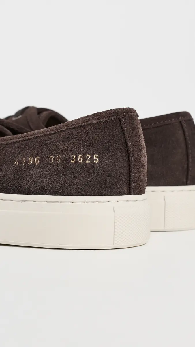 Common Projects Four Hole Slip On In Suede Moka | Thumbnail 4 Common Projects Four Hole Slip On In Suede Moka | Thumbnail 4