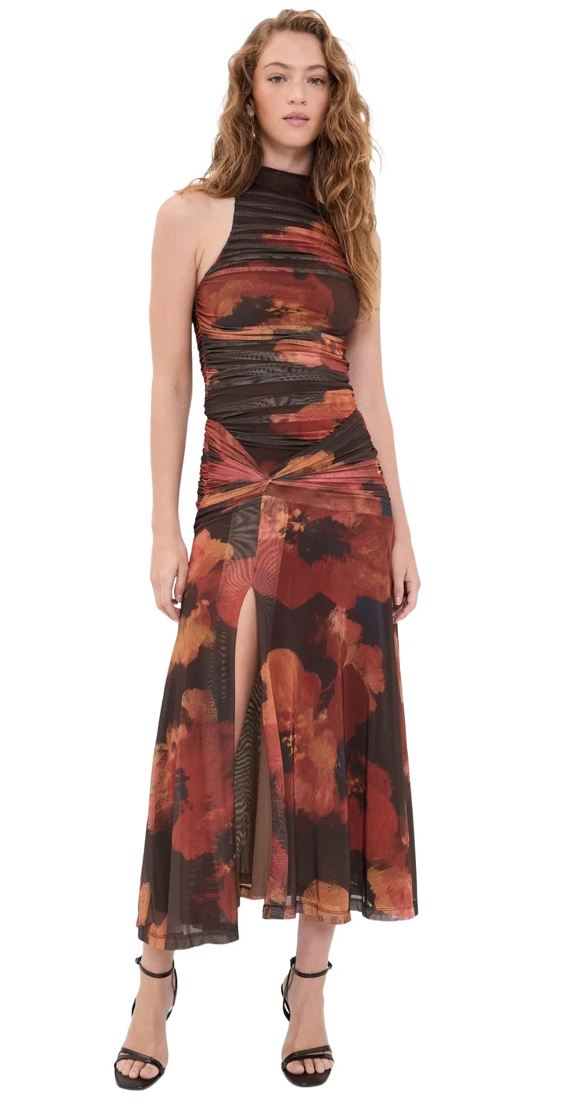 Natalya Mesh Midi Dress Natalya Mesh Midi Dress