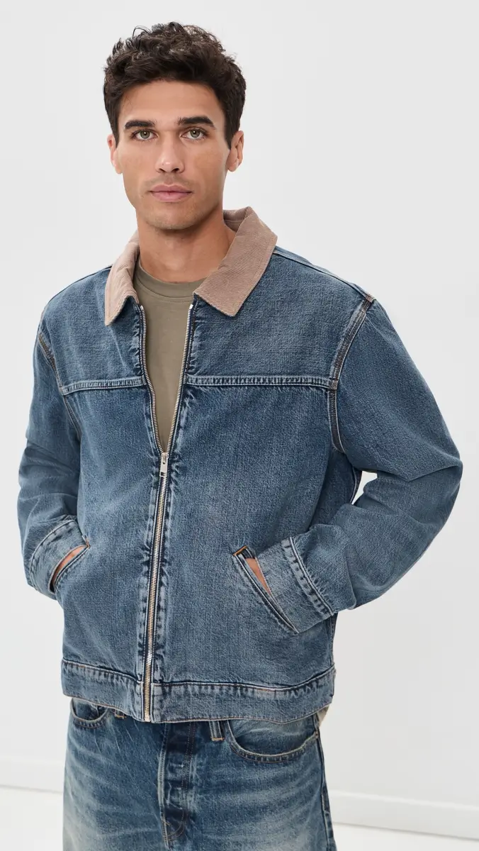 Frame Denim Zip Trucker Jacket | Thumbnail 2 Frame Denim Zip Trucker Jacket | Thumbnail 2