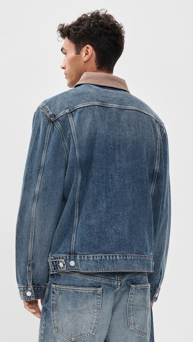 Frame Denim Zip Trucker Jacket | Thumbnail 3 Frame Denim Zip Trucker Jacket | Thumbnail 3