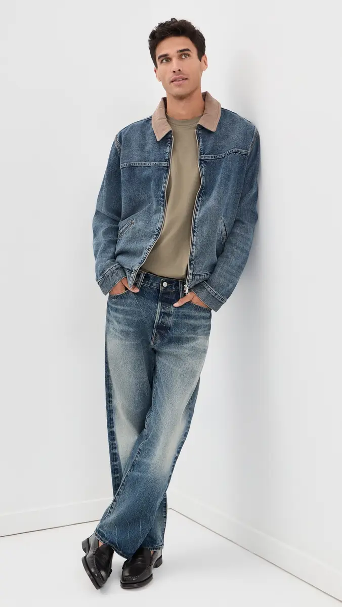 Frame Denim Zip Trucker Jacket | Thumbnail 5 Frame Denim Zip Trucker Jacket | Thumbnail 5