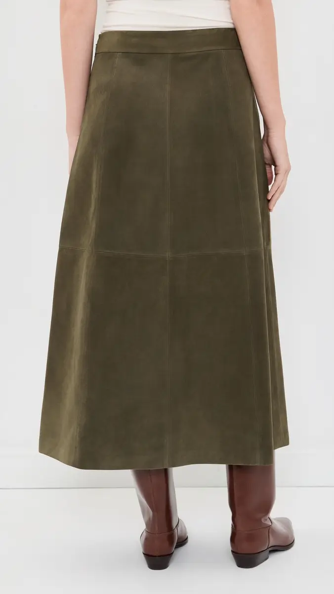 Jenni Kayne Suede Wolfe Skirt | Thumbnail 3