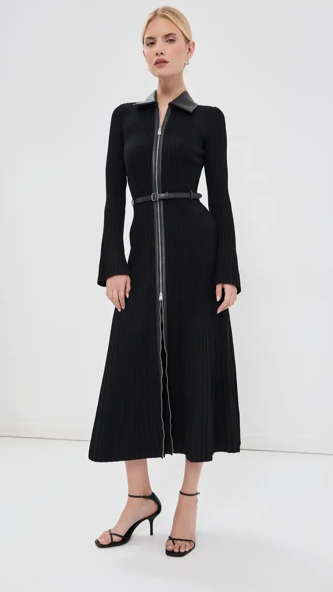 Simkhai Ismelle Collared Midi Dress | Thumbnail 2