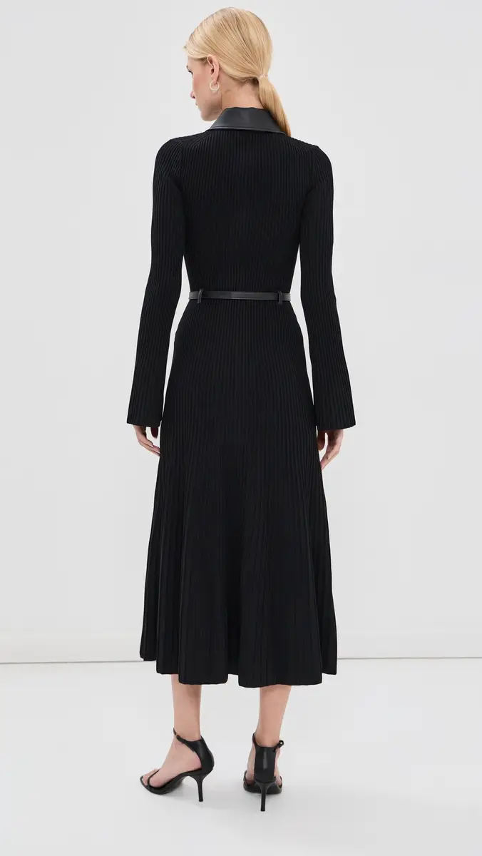 Simkhai Ismelle Collared Midi Dress | Thumbnail 3