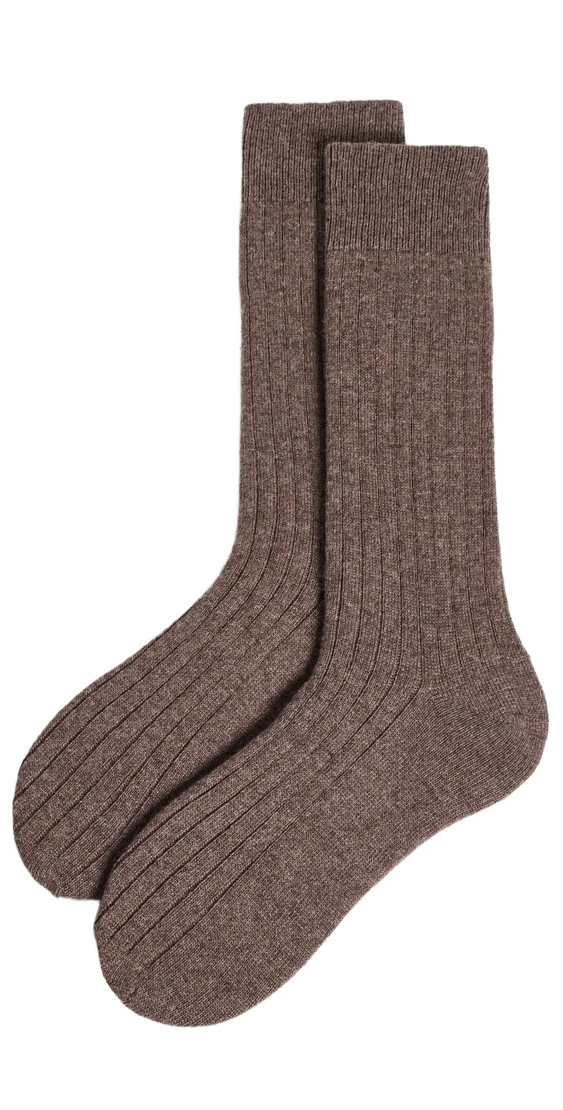 Wool Cashmere Ribbed Socks Wool Cashmere Ribbed Socks