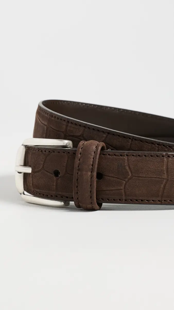 Anderson's Leather Croc Belt | Thumbnail 4