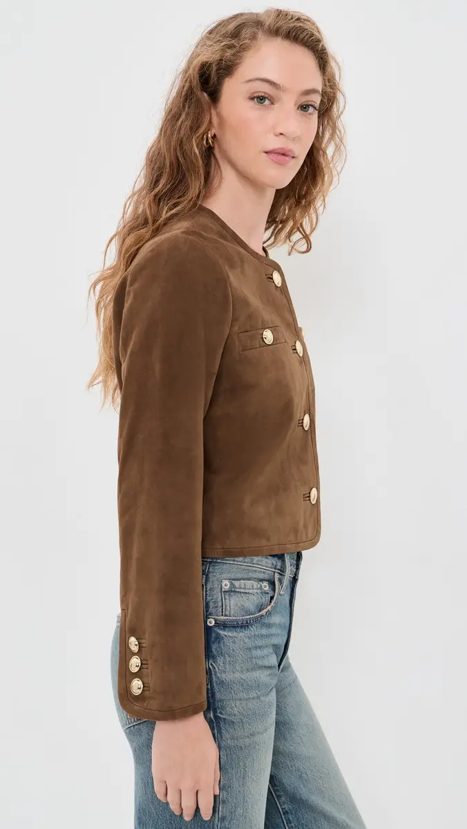 Ba&sh Mella Suede Jacket | Thumbnail 4