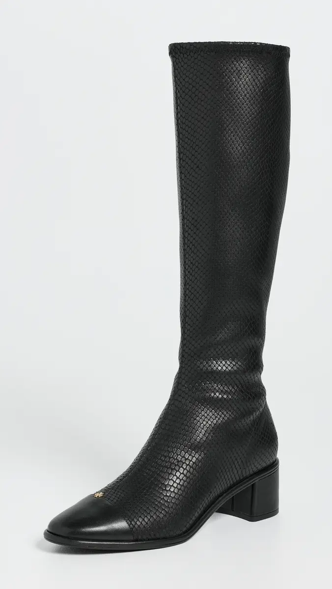 Tory Burch Cap-Toe Knee High Boots | Thumbnail 2