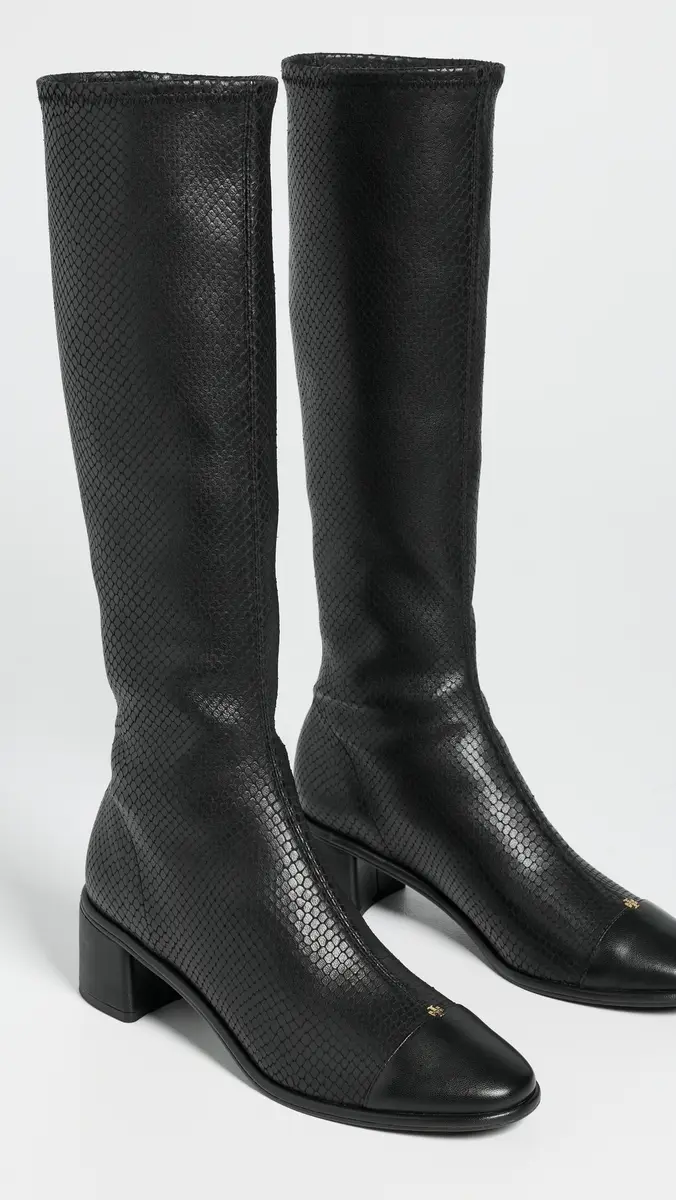 Tory Burch Cap-Toe Knee High Boots | Thumbnail 5