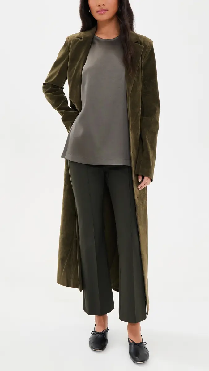 Vince Niki Mid Crop Flare Pants | Thumbnail 5 Vince Niki Mid Crop Flare Pants | Thumbnail 5