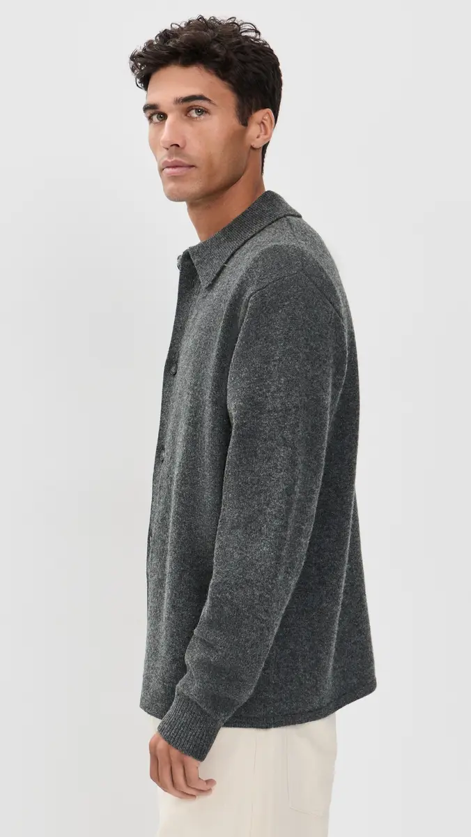 Frame Boiled Wool Cardigan | Thumbnail 5 Frame Boiled Wool Cardigan | Thumbnail 5