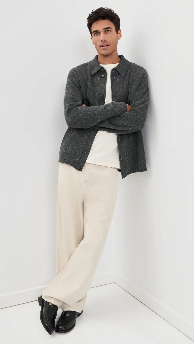Frame Boiled Wool Cardigan | Thumbnail 6 Frame Boiled Wool Cardigan | Thumbnail 6