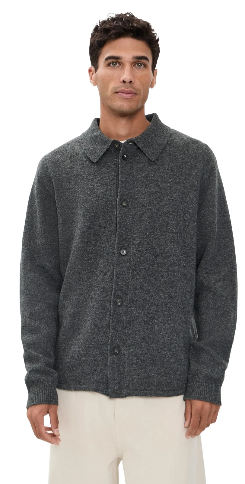 Boiled Wool Cardigan Boiled Wool Cardigan