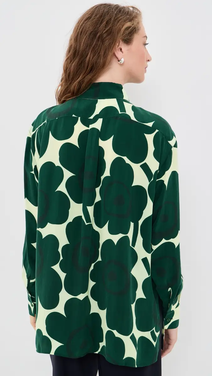 Marimekko Jrki Unikko Button Down Shirt | Thumbnail 3 Marimekko Jrki Unikko Button Down Shirt | Thumbnail 3