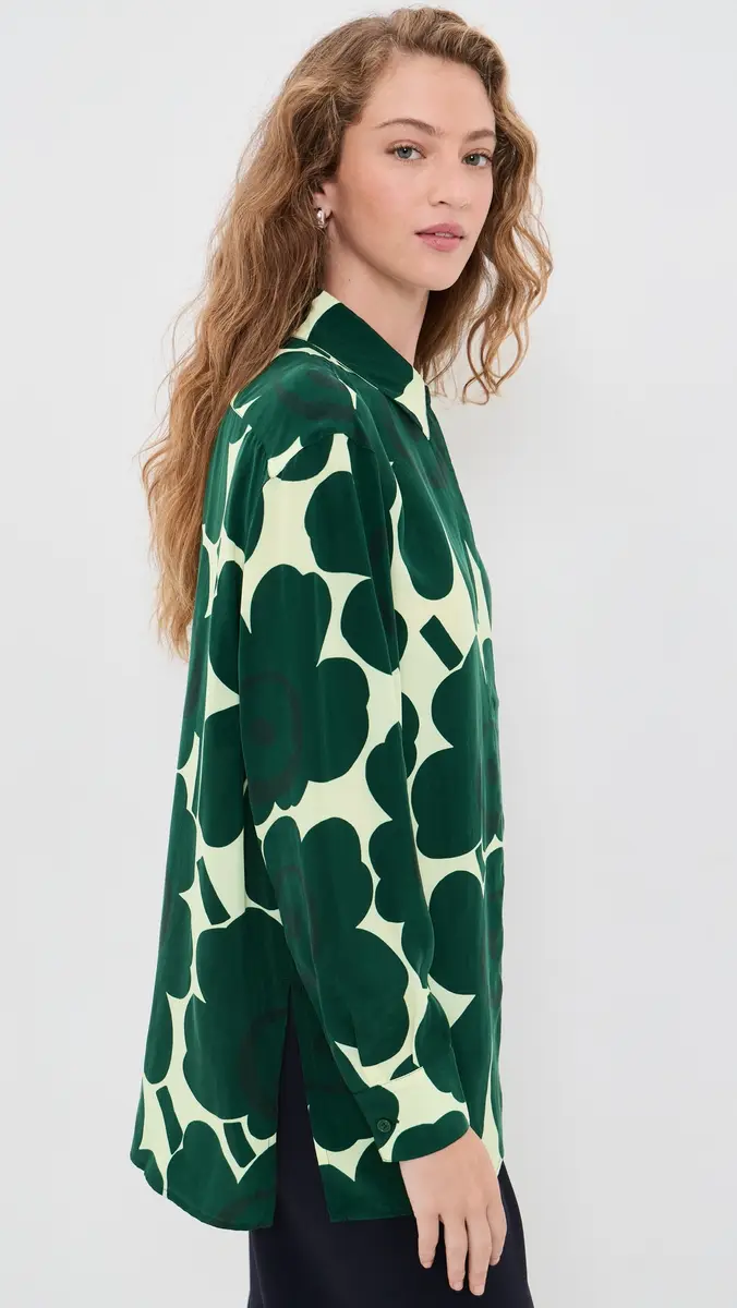 Marimekko Jrki Unikko Button Down Shirt | Thumbnail 4 Marimekko Jrki Unikko Button Down Shirt | Thumbnail 4