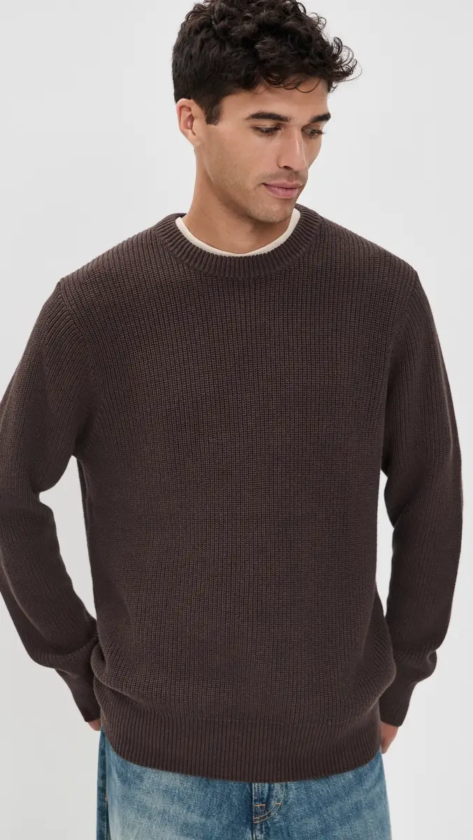 Les Deux Rib Crew Knit Sweater | Thumbnail 2 Les Deux Rib Crew Knit Sweater | Thumbnail 2