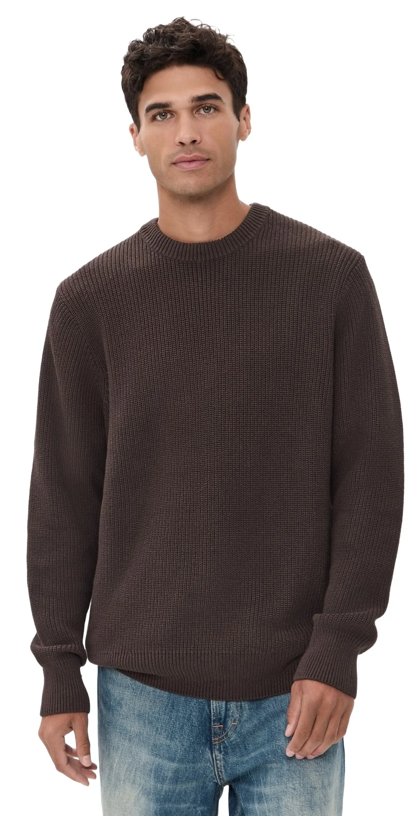 Rib Crew Knit Sweater Rib Crew Knit Sweater