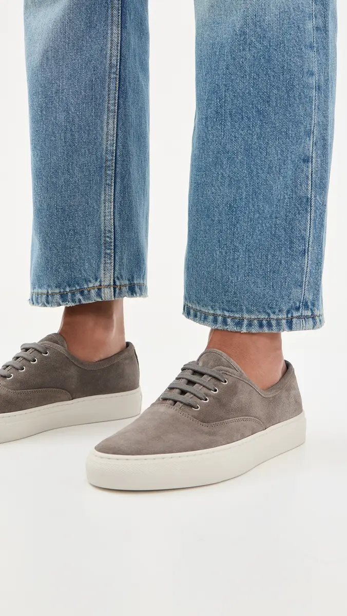 Common Projects Four Hole Slip On In Suede Warm Grey | Thumbnail 3 Common Projects Four Hole Slip On In Suede Warm Grey | Thumbnail 3