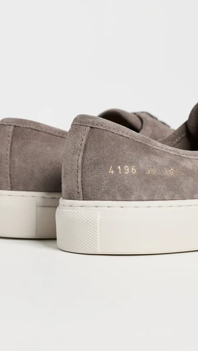 Common Projects Four Hole Slip On In Suede Warm Grey | Thumbnail 4 Common Projects Four Hole Slip On In Suede Warm Grey | Thumbnail 4