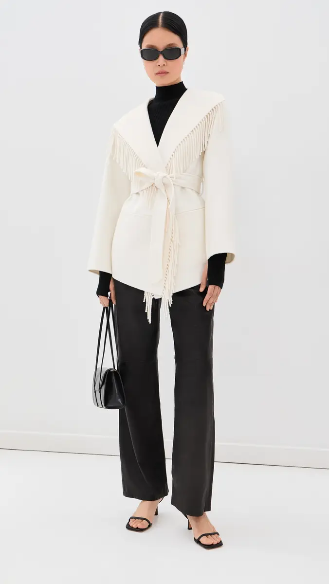 Simkhai Rowen Double-Faced Wool Fringe Jacket | Thumbnail 5 Simkhai Rowen Double-Faced Wool Fringe Jacket | Thumbnail 5