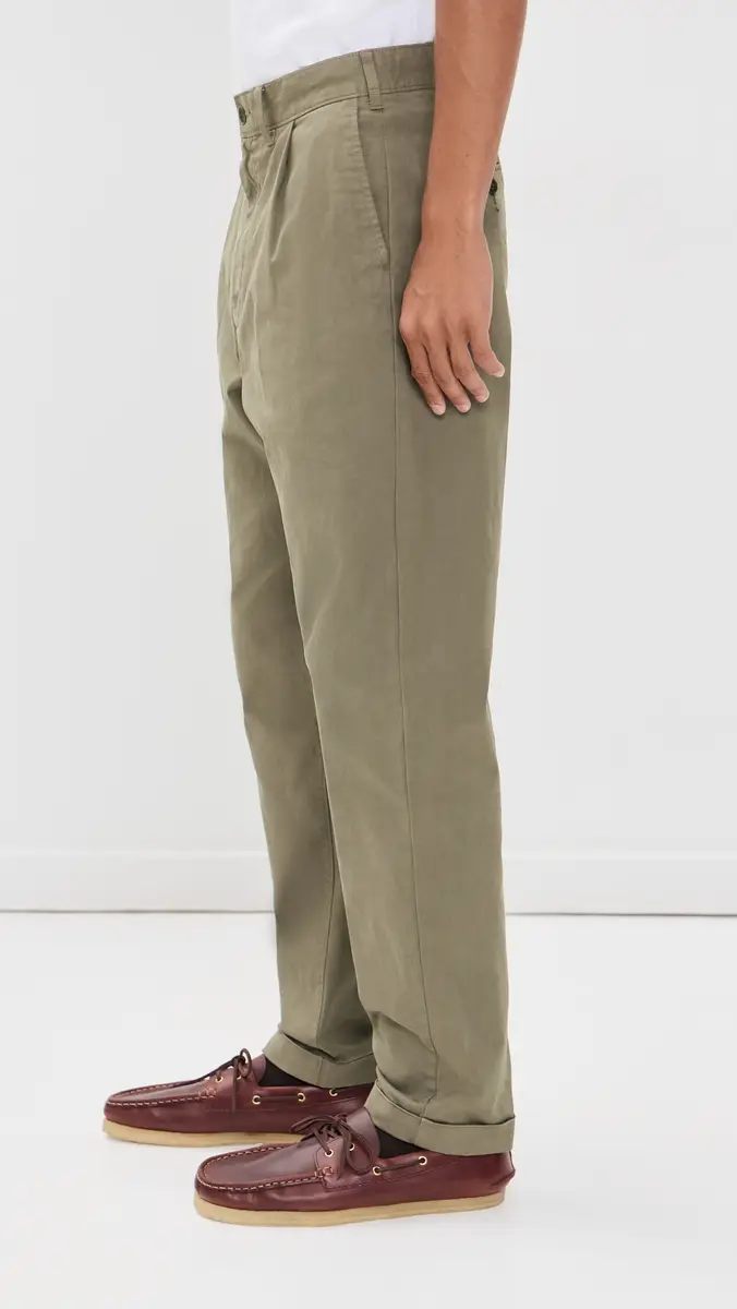 Alex Mill Standard Chino Pleated Pants | Thumbnail 4 Alex Mill Standard Chino Pleated Pants | Thumbnail 4