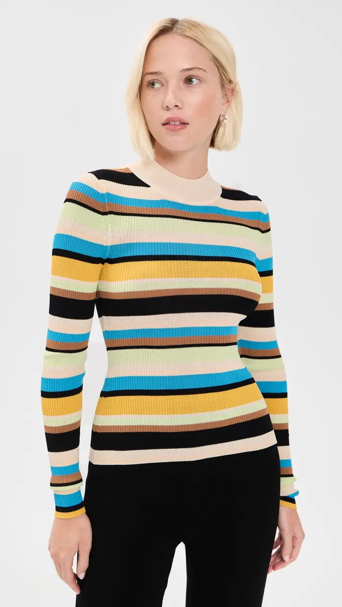 SIMONMILLER Mika Striped Knit Top | Thumbnail 2 SIMONMILLER Mika Striped Knit Top | Thumbnail 2