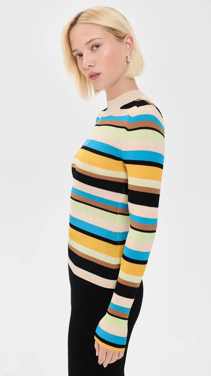SIMONMILLER Mika Striped Knit Top | Thumbnail 5 SIMONMILLER Mika Striped Knit Top | Thumbnail 5