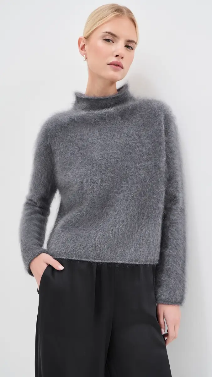 Lisa Yang Sandy Brushed Cashmere Sweater | Thumbnail 2