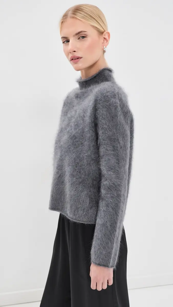 Lisa Yang Sandy Brushed Cashmere Sweater | Thumbnail 4