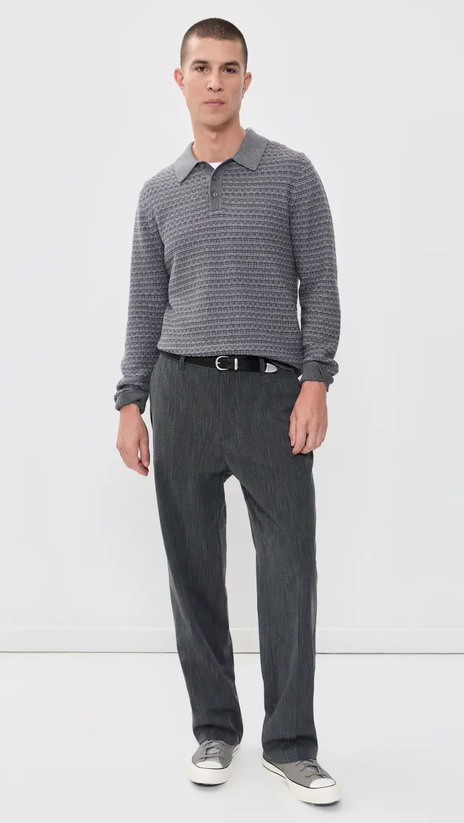 Wax London Oban Mini Geo Polo Sweater | Thumbnail 5