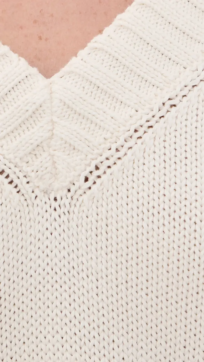 L'Agence Oversized V Neck Pullover | Thumbnail 6