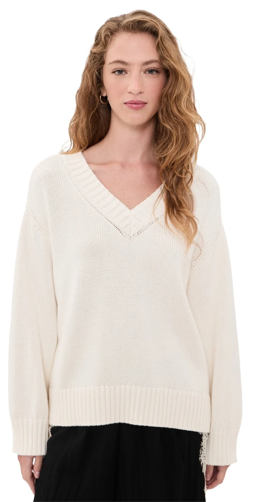Oversized V Neck Pullover Oversized V Neck Pullover