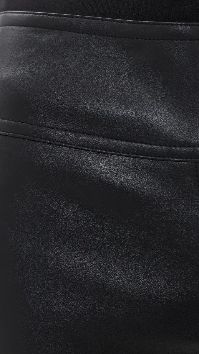 LIONESS Merci Faux Leather Shorts | Thumbnail 6