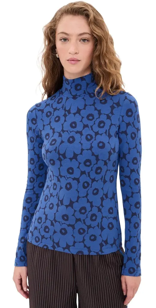 Marimekko Jkl Unikko Turtleneck Tee