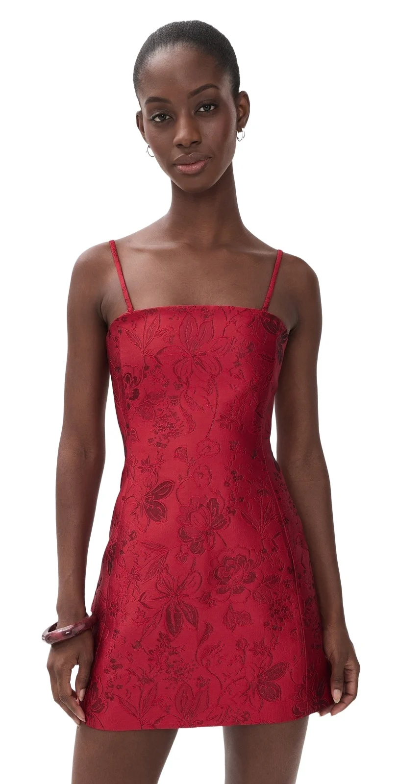 Alice + Olivia Velia Removeable Strap Mini Dress