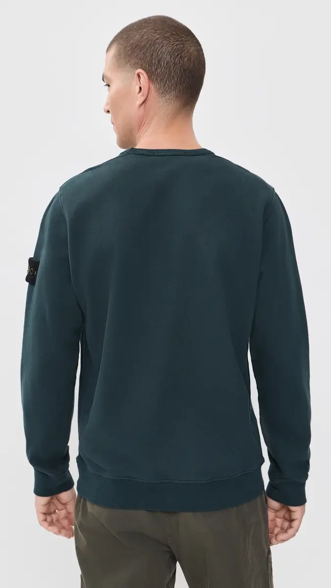 Stone Island Brushed Cotton Fleece Sweatshirt | Thumbnail 3 Stone Island Brushed Cotton Fleece Sweatshirt | Thumbnail 3