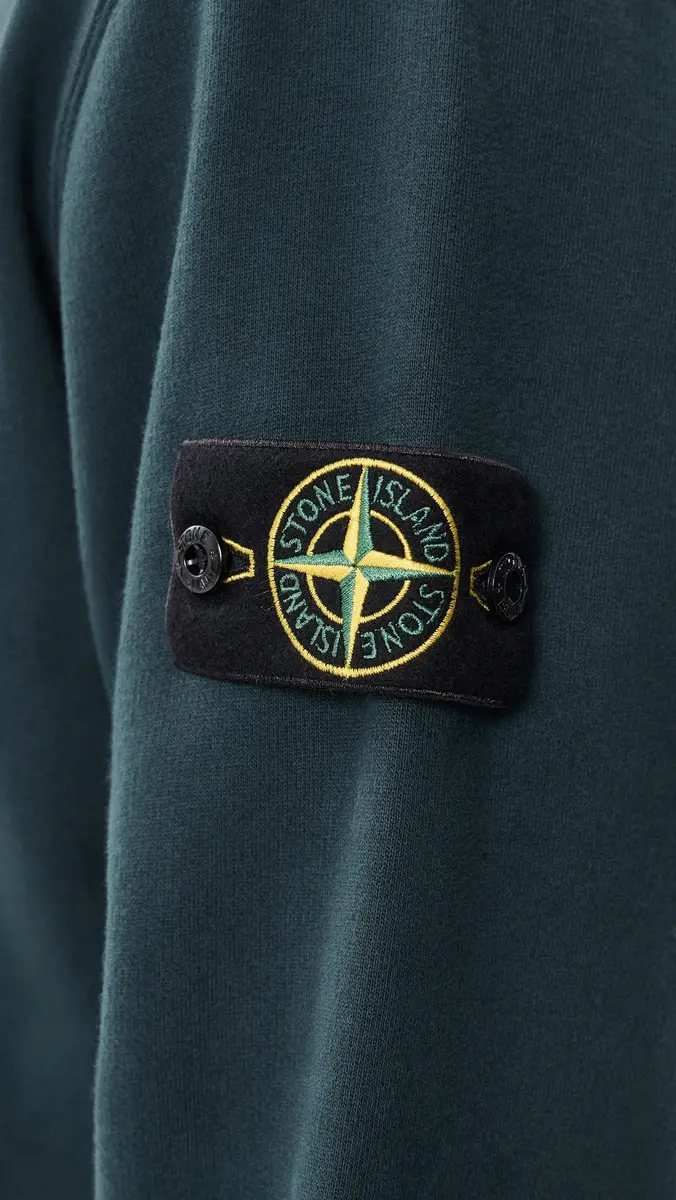 Stone Island Brushed Cotton Fleece Sweatshirt | Thumbnail 6 Stone Island Brushed Cotton Fleece Sweatshirt | Thumbnail 6