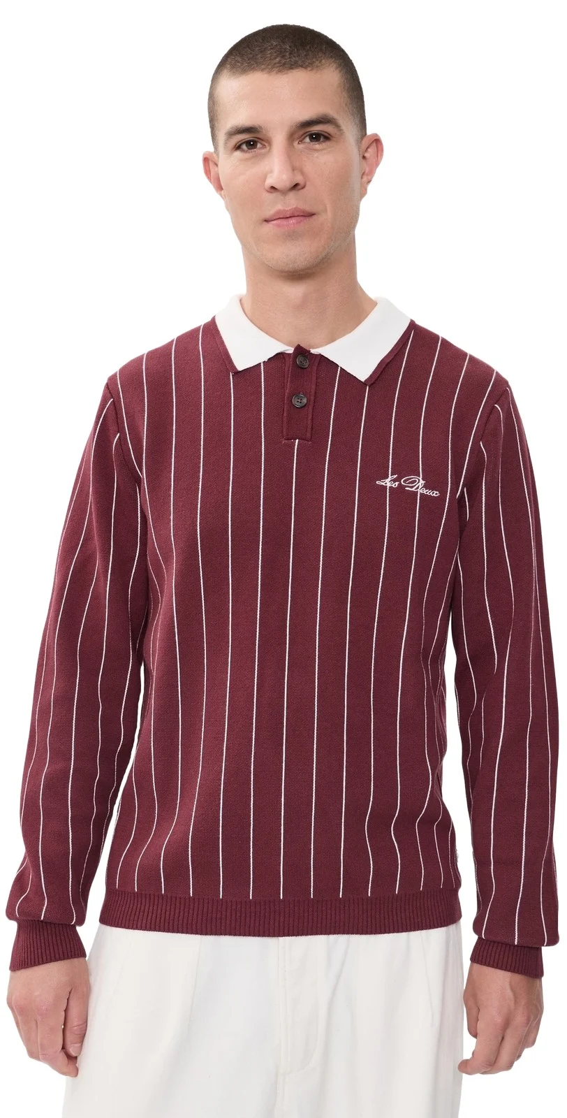Signature Knitted Long Sleeve Polo Signature Knitted Long Sleeve Polo