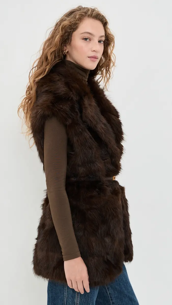 Bardot Brentley Faux Fur Vest | Thumbnail 4 Bardot Brentley Faux Fur Vest | Thumbnail 4