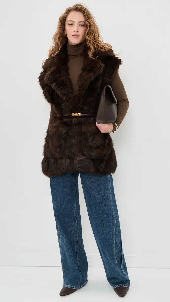 Bardot Brentley Faux Fur Vest | Thumbnail 5 Bardot Brentley Faux Fur Vest | Thumbnail 5