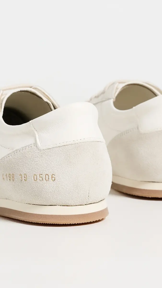 Common Projects Leather and Suede Minimal Runner Sneakers | Thumbnail 4 Common Projects Leather and Suede Minimal Runner Sneakers | Thumbnail 4