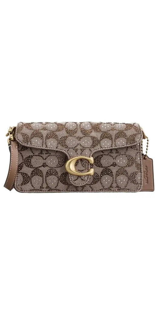 Coach Crystal Signature Soft Tabby Shoulder Bag