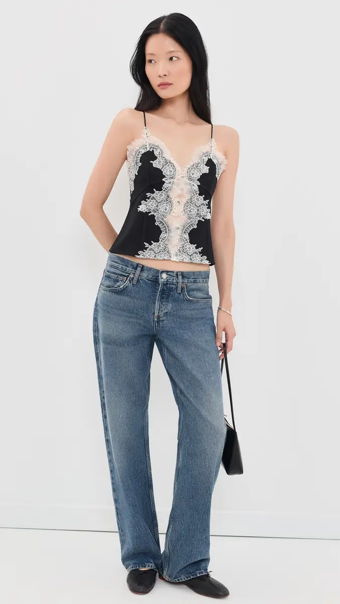 Alice + Olivia Julietta Cutaway Lace Slip Top | Thumbnail 5 Alice + Olivia Julietta Cutaway Lace Slip Top | Thumbnail 5