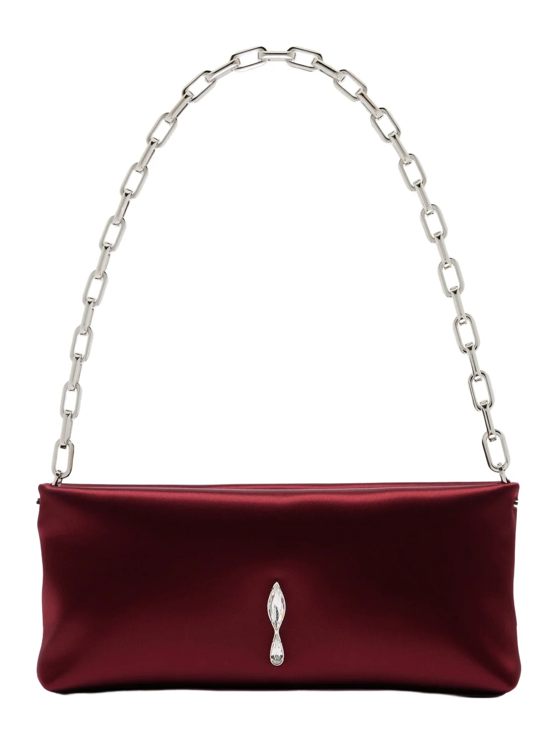 Christian Louboutin Maykimay Small embellished satin clutch